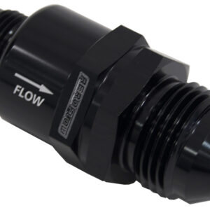 Aeroflow Check Valve Inline -12 To -8ANblack / One Way Valve Stepped