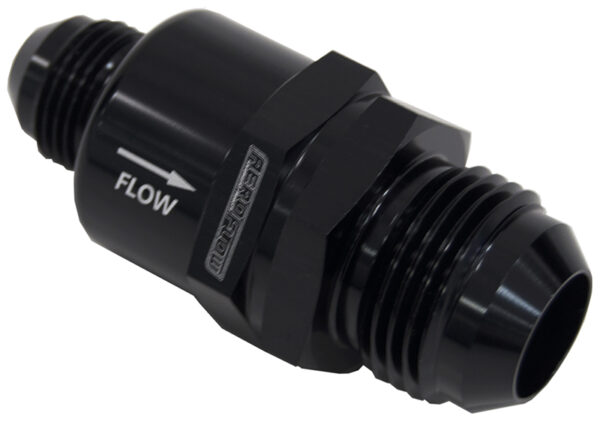 Aeroflow Check Valve Inline -12 To -8ANblack / One Way Valve Stepped