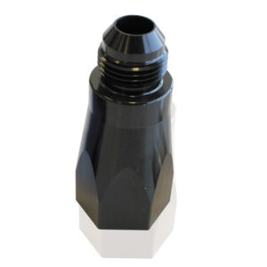 Aeroflow Check Valve Inline -6AN Black Female To Male -6AN