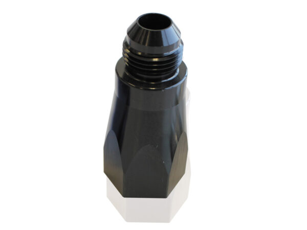 Aeroflow Check Valve Inline -6AN Black Female To Male -6AN