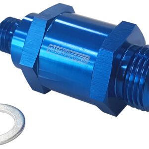 Aeroflow M12 X 1.5mm X -6AN Checkvalve Blue Male To Male Bosch Pump