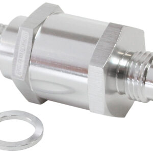 Aeroflow M12 X 1.5mm X -6AN Checkvalve Silver Male To Male Bosch Pump