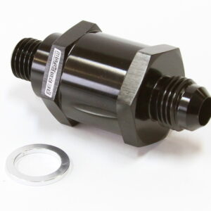 Aeroflow M12 X 1.5mm X -8AN Checkvalve Black Male To Male Bosch Pump