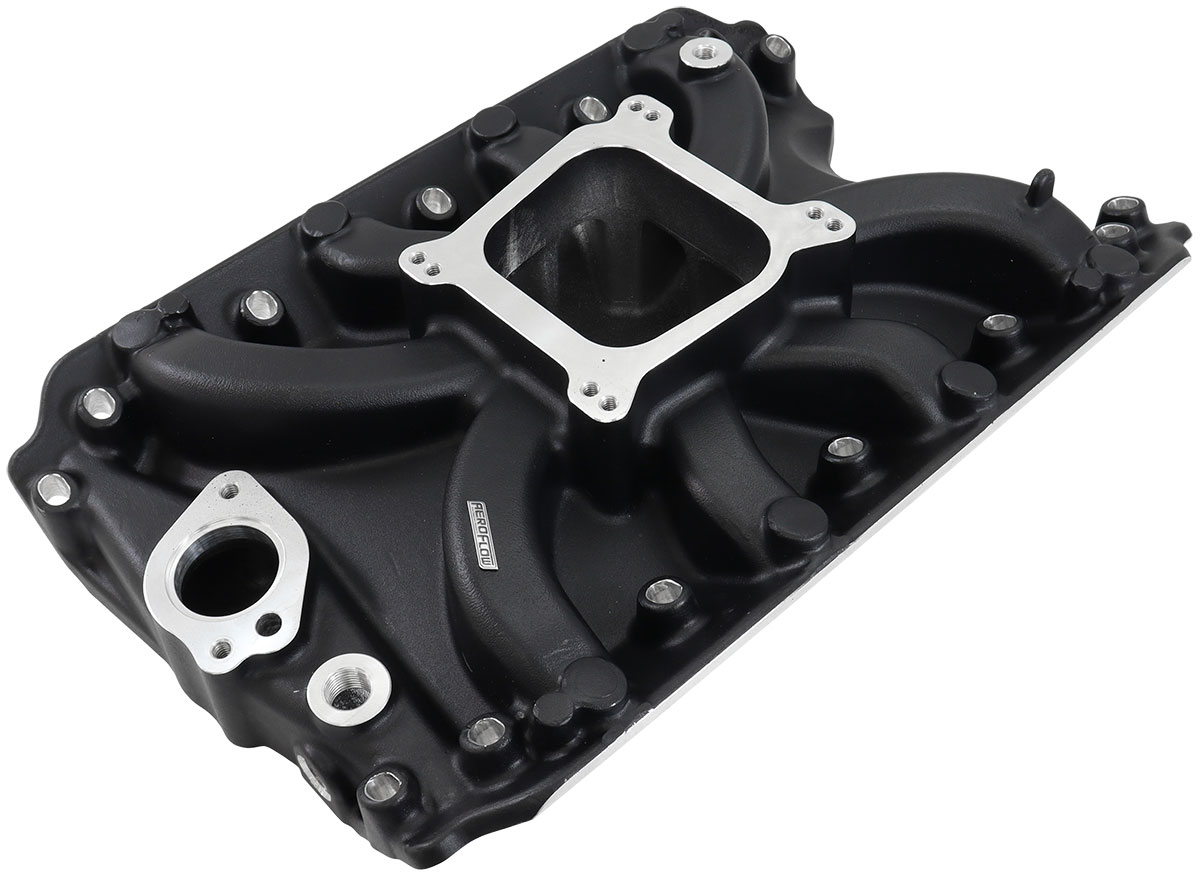 AEROFLOW HOLDEN 304 VN INTAKE MANIFOLD SINGLE PLANE LOW RISE BLACK