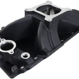AEROFLOW BBC HI RISE INTAKE MANIFOLD SINGLE PLANE OVAL 454 BLACK
