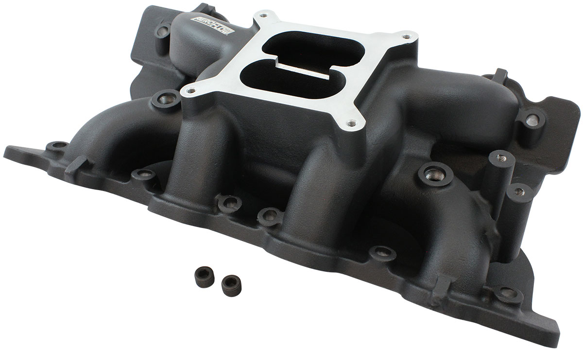 AEROFLOW FORD CLEVELAND AIR GAP INTAKE MANIFOLD DUAL PLANE BLACK 351C