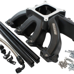 AEROFLOW GM LS CARBY INTAKE MANIFOLD CATHEDRAL HI RISE EFI LS1 LS2 BLACK