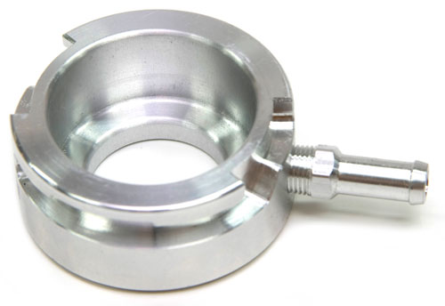 Aeroflow Billet Radiator Neck Weld On Raw Finish Large Cap 42mm ID