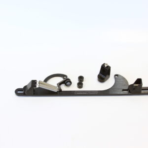 AEROFLOW BILLET THROTTLE CABLE BRACKET BLACK SUITS 4150 STYLE