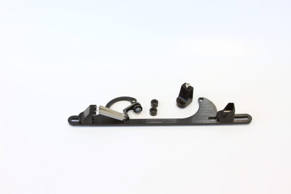 AEROFLOW BILLET THROTTLE CABLE BRACKET BLACK SUITS 4150 STYLE