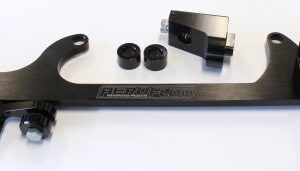 AEROFLOW BILLET THROTTLE CABLE BRACKET BLACK SUITS 4500 STYLE