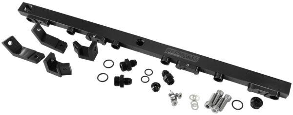 AEROFLOW FUEL RAIL KIT BA BF BLACK FORD 6 CYLINDER BARRA