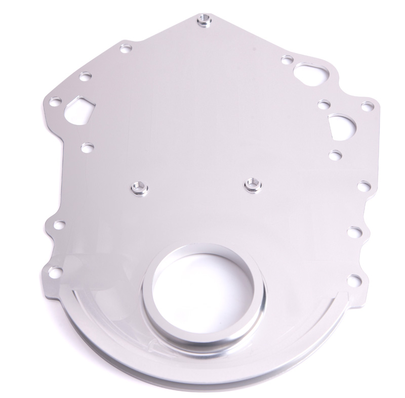 AEROFLOW BILLET TIMING COVER 302 351C SILVER
