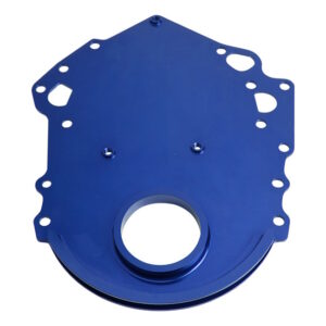 Aeroflow Billet Timing Cover for Ford 302 & 351 Cleveland – Blue Anodised