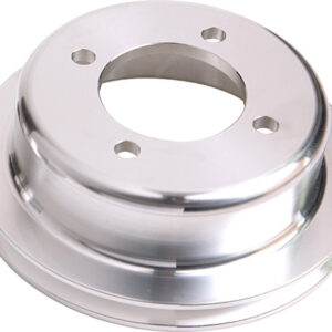 AEROFLOW BILLET CRANK V PULLEY 4 BOLT POLISHED SUIT 302 351C FORD