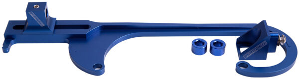 AEROFLOW BILLET THROTTLE CABLE BRACKET BLUE SUITS 4150 STYLE CARBS