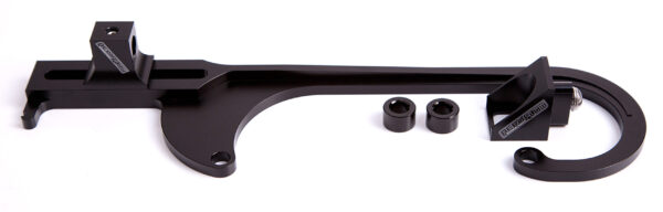 AEROFLOW BILLET THROTTLE CABLE BRACKET BLACK SUITS 4150 STYLE CARBS