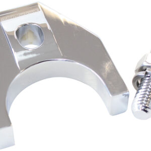 AEROFLOW BILLET DISTRIBUTOR HOLD DOWN CHROME BRACKET SUITS ALL CHEV