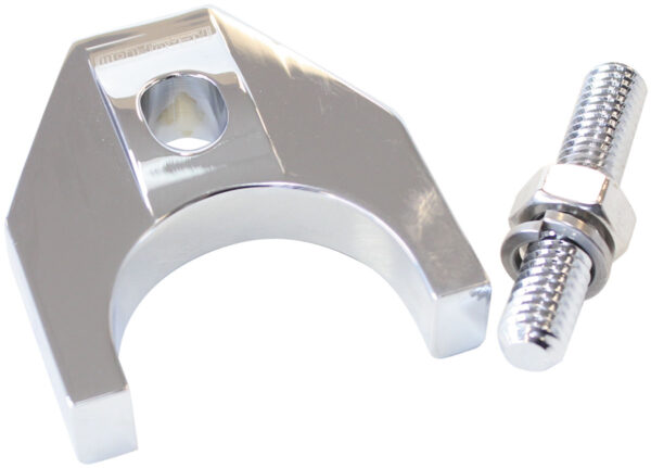 AEROFLOW BILLET DISTRIBUTOR HOLD DOWN CHROME BRACKET SUITS ALL CHEV