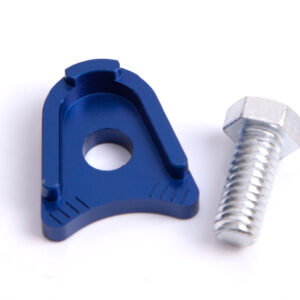 AEROFLOW BILLET DISTRIBUTOR HOLD DOWN BLUE CLAMP FORD WINDSOR & 351C