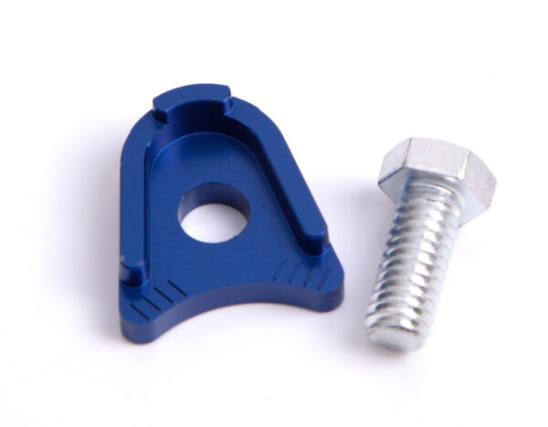 AEROFLOW BILLET DISTRIBUTOR HOLD DOWN BLUE CLAMP FORD WINDSOR & 351C