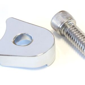 AEROFLOW BILLET DISTRIBUTOR HOLD DOWN CHROME CLAMP WINDSOR & 351C