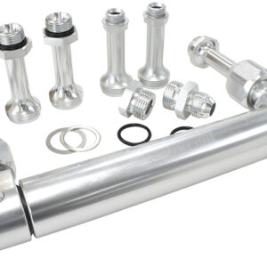 AEROFLOW ADJUSTABLE FUEL LOG BG HOLLEY SILVER SUITS 1 & 2 METERING BL