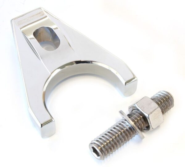 AEROFLOW BILLET DISTRIBUTOR HOLD DOWN CHROME CLAMP SUITS HOLDEN V8