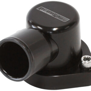 AEROFLOW FORD 302 351C 90 DEG SWIVEL BLACK THERMOSTAT HOUSING