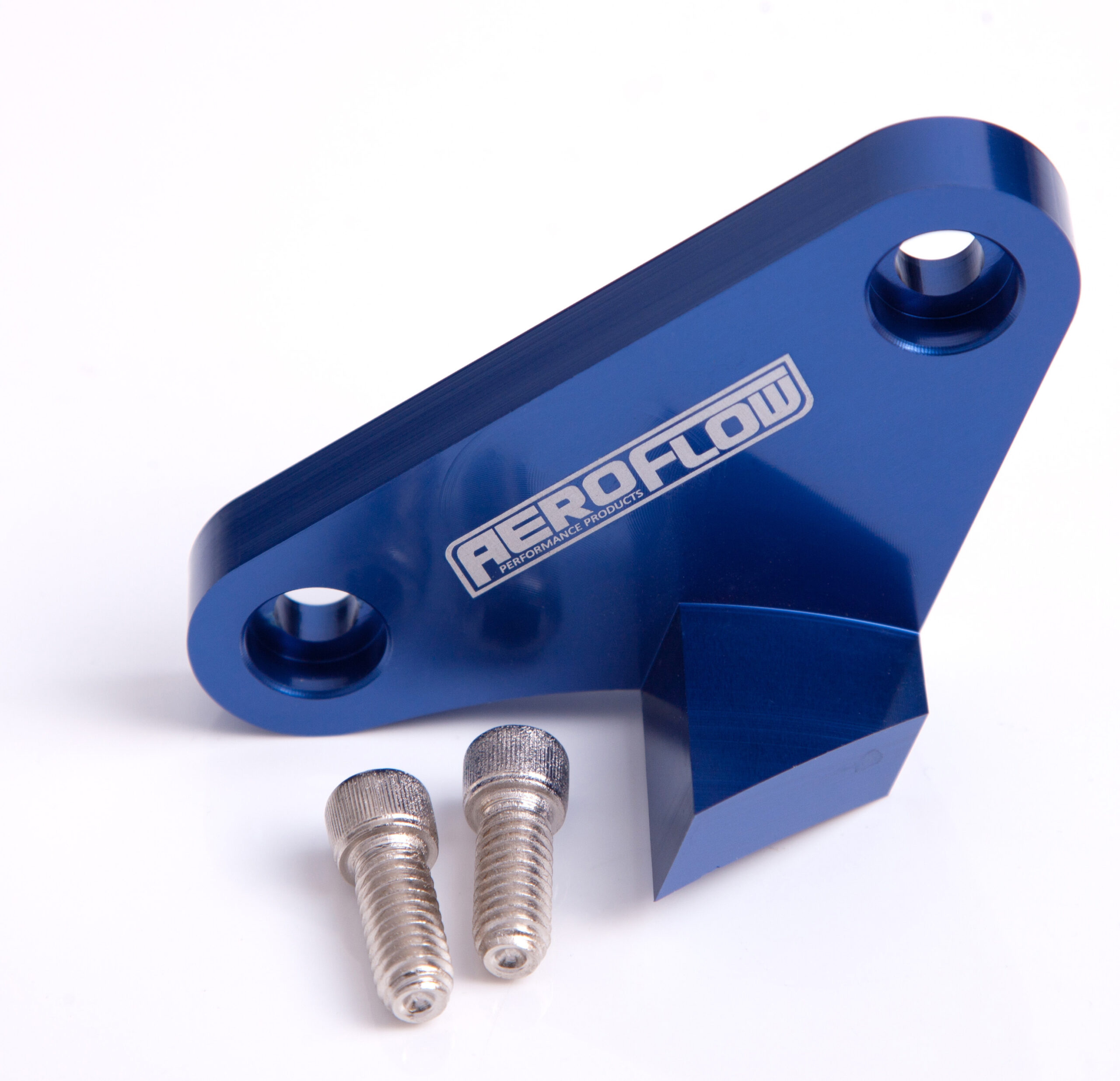 AEROFLOW BILLET CLEV TIMING POINTER BLUE SUITS 302 351C