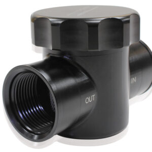 AEROFLOW BILLET RADIATOR FILTER BLACK FIT TO RADIATOR HOSE Hoses Aeroflow 64-2043
