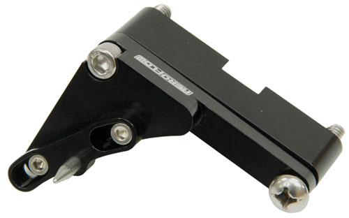 AEROFLOW BBC 7" TIMING POINTER BLACK WITH 4 DEG OF ADJUSTMENT