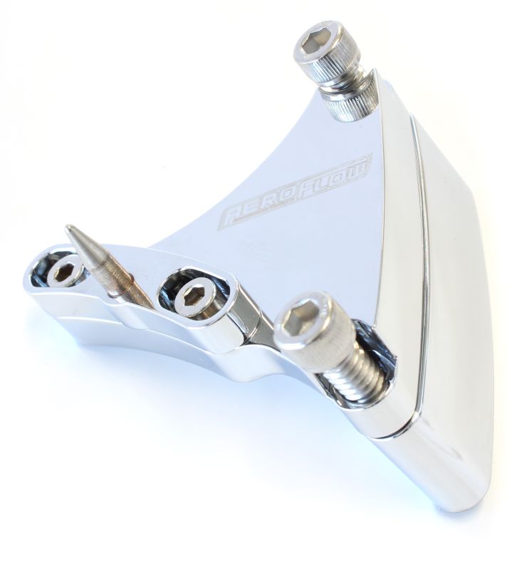 AEROFLOW SBC 7" TIMING POINTER CHROME WITH 4 DEG OF ADJUSTMEN