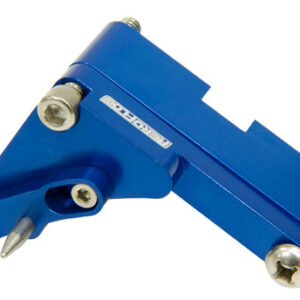AEROFLOW BBC 6-1/4" TIMING POINTER BLUE WITH 4 DEG OF ADJUSTMENT
