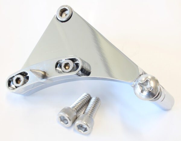 AEROFLOW BBC 6-1/4" TIMING POINTER CHROME WITH 4 DEG OF ADJUSTMEN