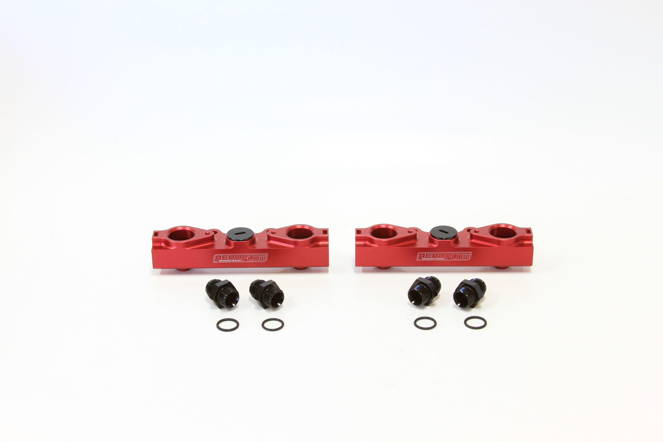 Aeroflow Subaru Ej25 Red Fuel Rail Kit Sti Side Feed