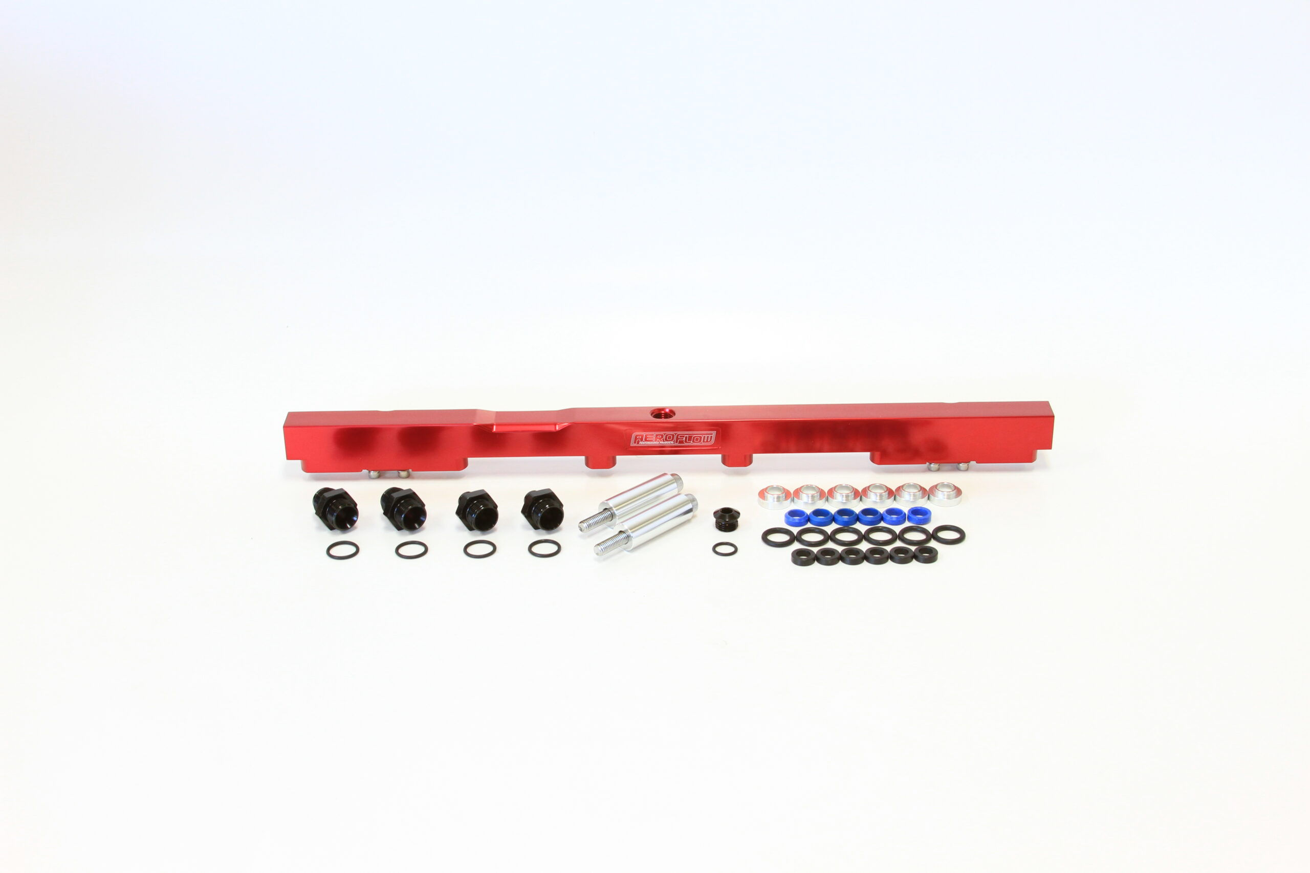Aeroflow Fuel Rail Kit Suit Toyota 2Jzsuits 14mm Injectors Red