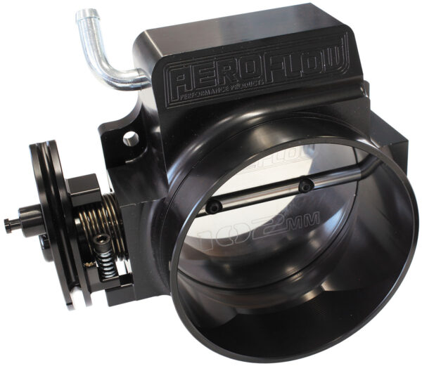 AEROFLOW GM LS 102MM THROTTLE BODY BLACK USES STD IDLE & TPS