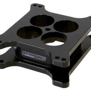AEROFLOW VELOCITY CARB SPACER 2" 4150 BOLT ON HORSEPOWER SQUARE BORE AF64-2071BLK