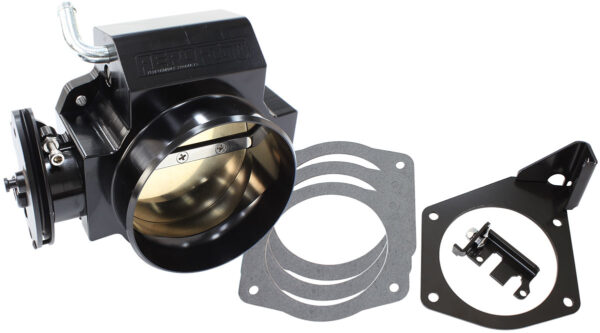AEROFLOW GM LS 95MM THROTTLE BODY BLACK USES STD IDLE & TPS