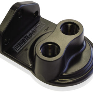 Aeroflow Remote Filter Head Top Entry -8 ORB Ports 3/4" Filter Threa