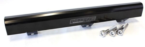 AEROFLOW MITSUBISHI 4G63 & EVO RAIL 90-95 FUEL RAIL 14MM INJECTORS AF64-2078BLK