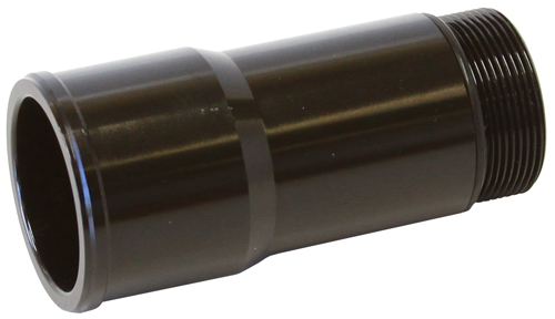 AEROFLOW 1.5" RADIATOR HOSE ADAPTER BLACK SHORT 2.75" LENGTH CVR