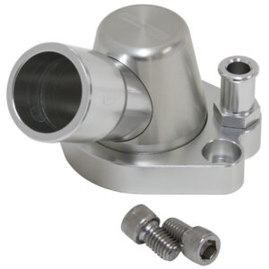 AEROFLOW 253 308 HOLDEN THERMOSTAT HOUSING SILVER W/HEATER SWIVEL