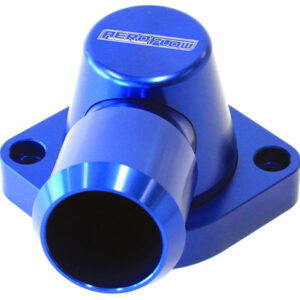 AEROFLOW BILLET THERMOSTAT HOUSING BLUE SWIVEL ALL LS EXCEPT LS3