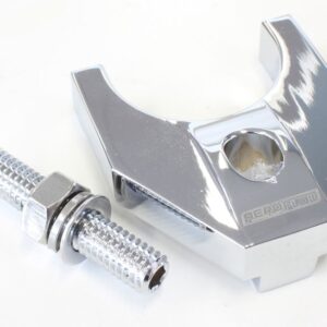 AEROFLOW BILLET DISTRIBUTOR HOLD DOWN CHROME LARGE V2 WINDSOR & 351C
