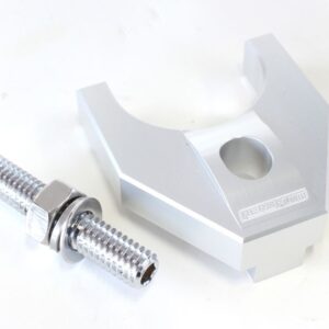 AEROFLOW BILLET DISTRIBUTOR HOLD DOWN SILVER LARGE V2 WINDSOR & 351C