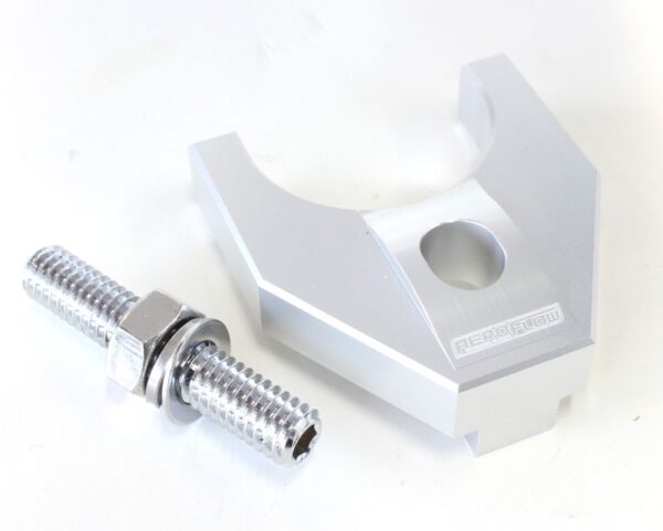 AEROFLOW BILLET DISTRIBUTOR HOLD DOWN SILVER LARGE V2 WINDSOR & 351C