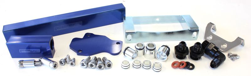 AEROFLOW ROTARY FUEL RAIL KIT SERIES 6 7 & 8. MAZDA RX7 BLUE