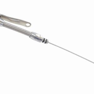 AEROFLOW SB CHEV ENGINE DIPSTICK EARLY MODEL PASSENGER SIDE CHROME